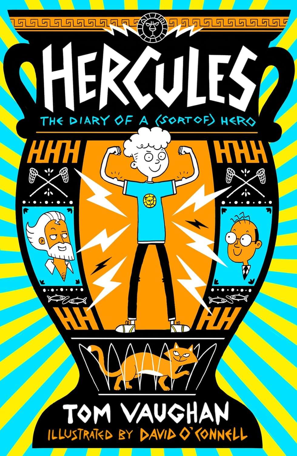 Hercules, the diary of a (sort of) hero front cover.