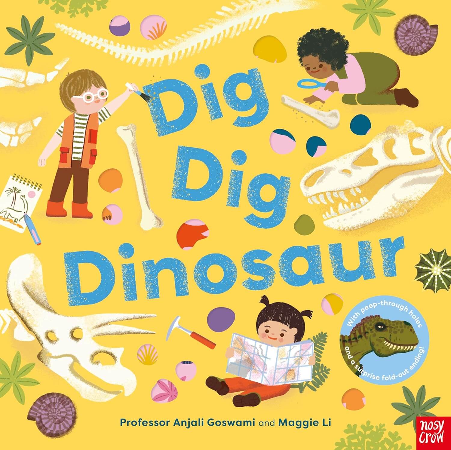 Front cover for the book Dig Dig Dinosaur