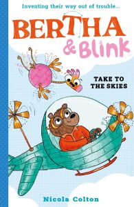 Bertha and Blink take to the skies front cover