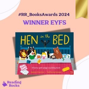 EYFS winning book cover, Hen in the Bed