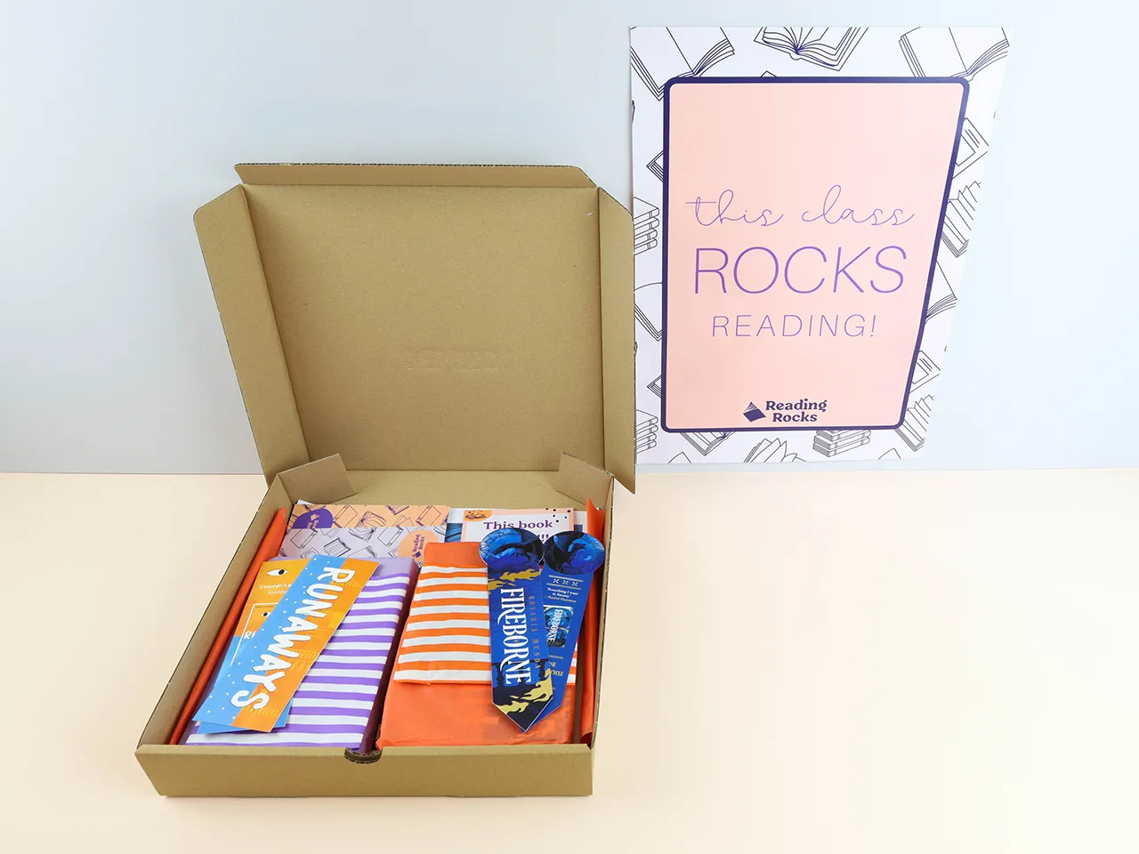 Key stage 3 teacher book subscription box and poster
