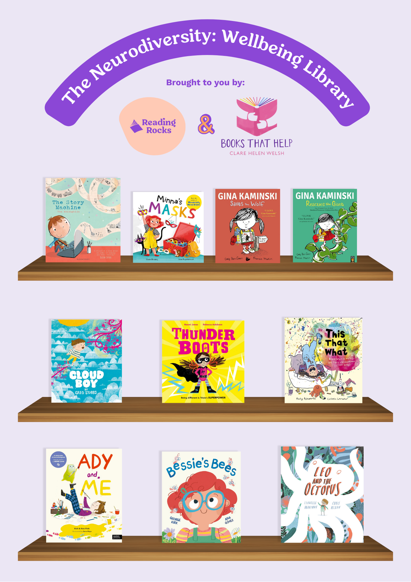 Neurodiversity Theme Library Bundle x10 books - Image 2