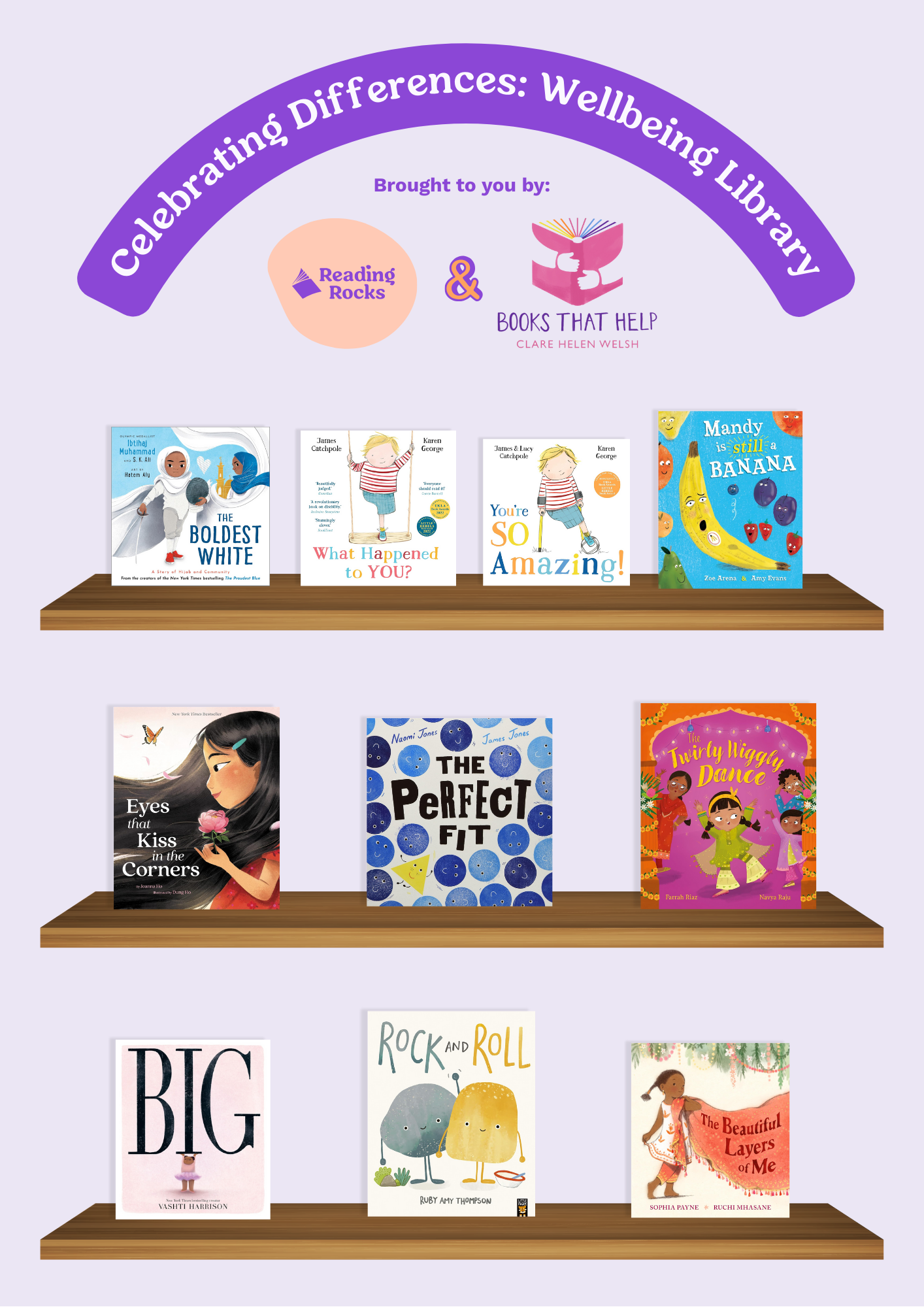 Celebrating Differences Theme Library Bundle x10 books - Image 2