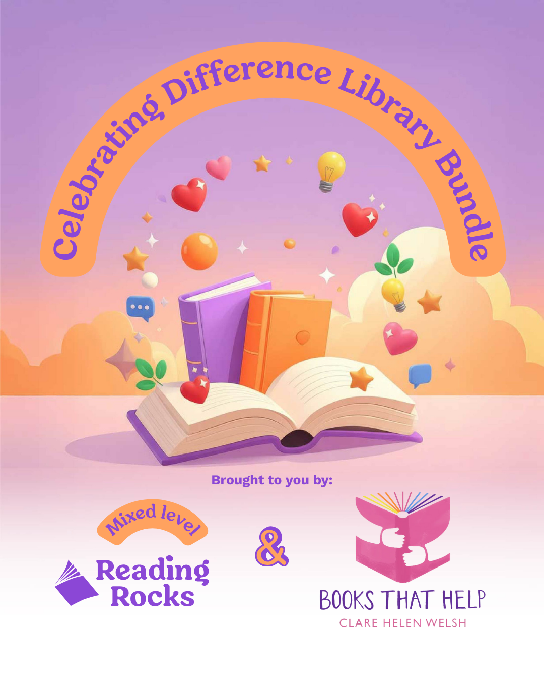 Celebrating Differences Theme Library Bundle x10 books